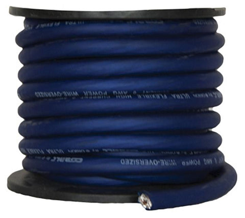 Orion Cobalt Wire 0 Gauge 50 Ft.  Blue Insulation