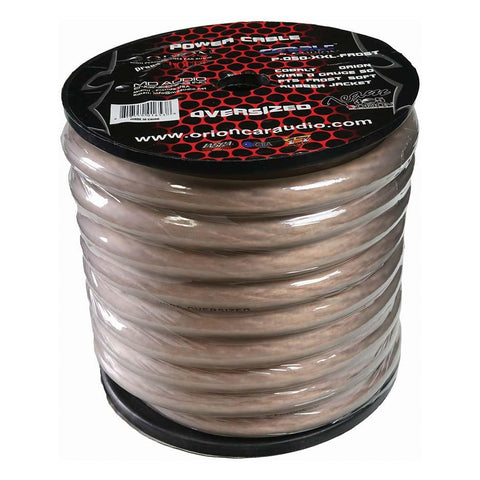 Orion Cobalt 0 Gauge Oversize Wire 50 Ft Frost