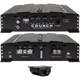 Crunch Mono Amp 1200 Watt 2 Ohm Stable With Bass Remote