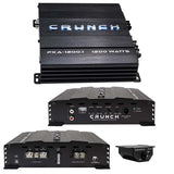 Crunch Mono Amp 1200 Watt 2 Ohm Stable With Bass Remote