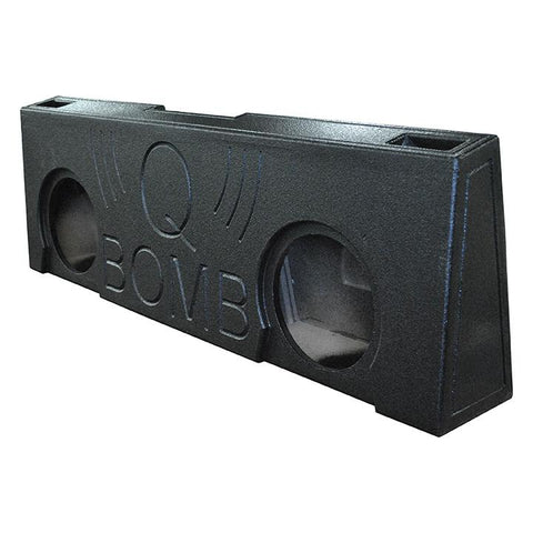 Qpower Dual 12" Gmc 2007-2013 Crew Cab Under Seat Qbomb