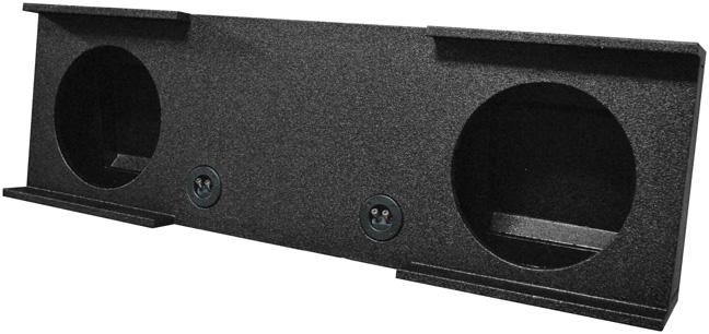 Qpower Bomb 07-13 Gmc Dual 10" Woofer Box Under Seat Downfire