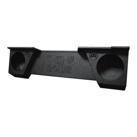 Qpower Bomb 07-13 Gmc Dual 10" Woofer Box Under Seat Downfire