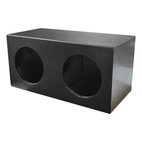 Qpower Dual 10" Sealed Qbomb Empty Woofer Box