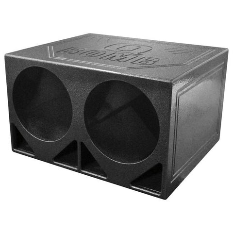 Qpower Dual 12" Woofer Box "q Bomb" Turbo Ported