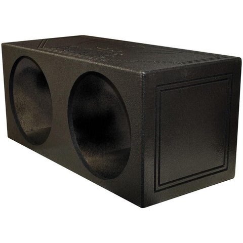 Qpower Dual 15" Sealed Woofer Enclosure Withh Bed Liner Spray