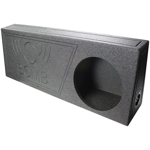 Qpower Single 12" Ported Spl Empty Woofer Box W-bedliner Spray