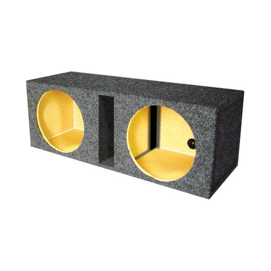 Empty Woofer Box Dual 10" Mdf Vented Bass Box