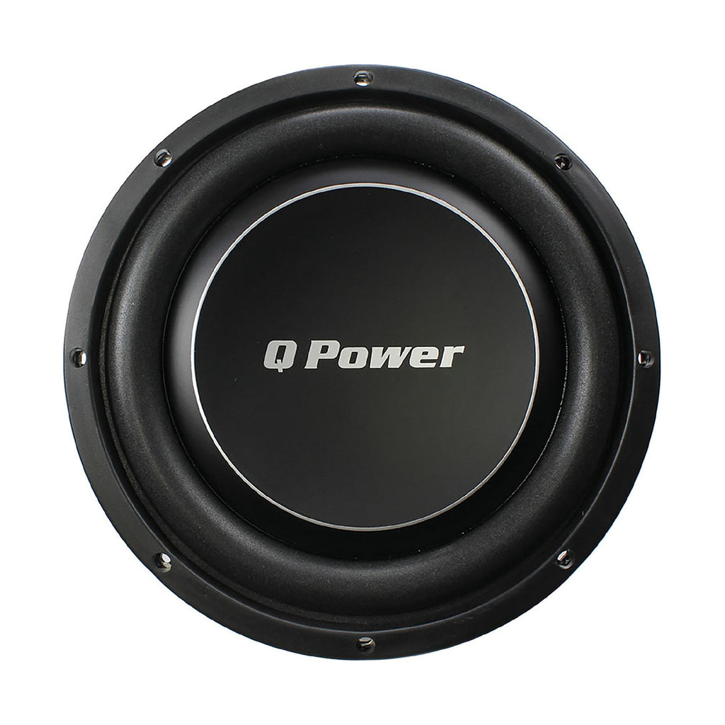 Qpower Deluxe 10" Flat Subwoofer 1000w Max