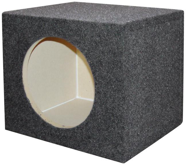 Empty Woofer Box 12" Square Qpower