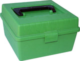 Mtm Deluxe Ammo Box 100 Round Handle Wsm Wssm Ultra Mag Green