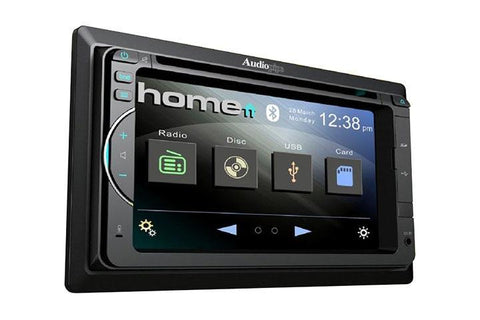 Audiopipe 6.2" Dvd-cd Fixed Panel Receiver Bluetooth Am-fm Usb-sd Remote