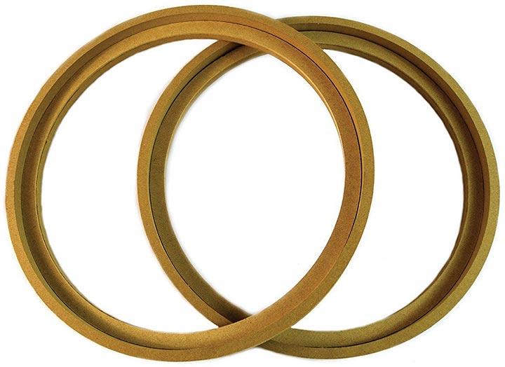 Nippon 12" Mdf Wood Woofer Ring Wioth Bezel Sold In Pairs