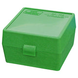 Mtm Ammo Box 100 Round Flip-top 22-250 243 308 Win 220 Swift Green