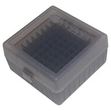 Mtm Ammo Box 100 Round Flip-top 22-250 243 308 Win 220 Swift Clear Smoke