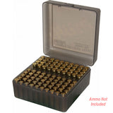 Mtm Ammo Box 100 Round Flip-top 22-250 243 308 Win 220 Swift Clear Smoke