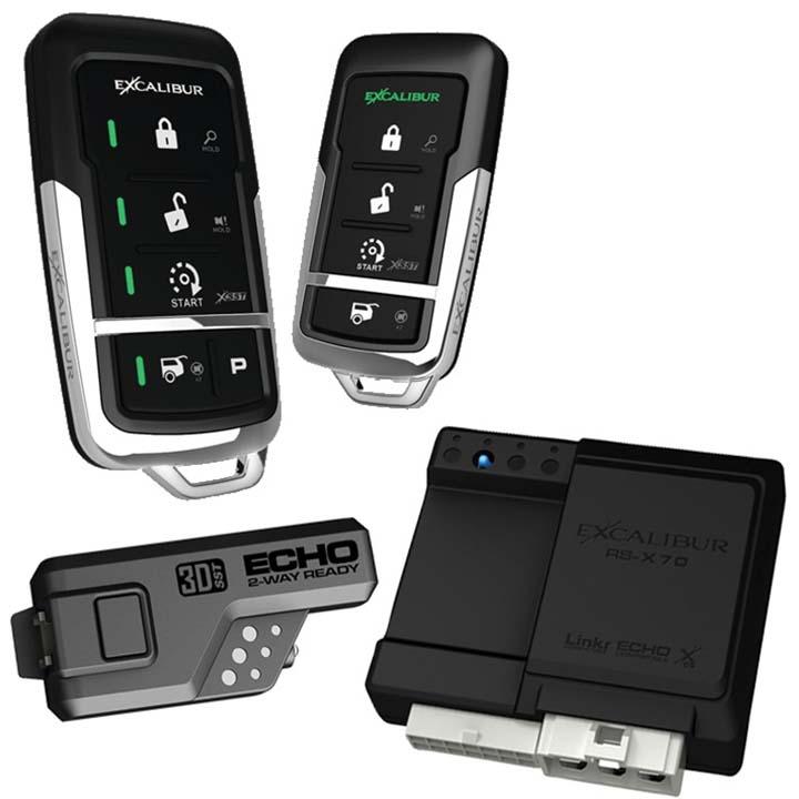 Excalibur 900mhz Led 2-way  Keyless Entry & Remote Start (linkr Ready)