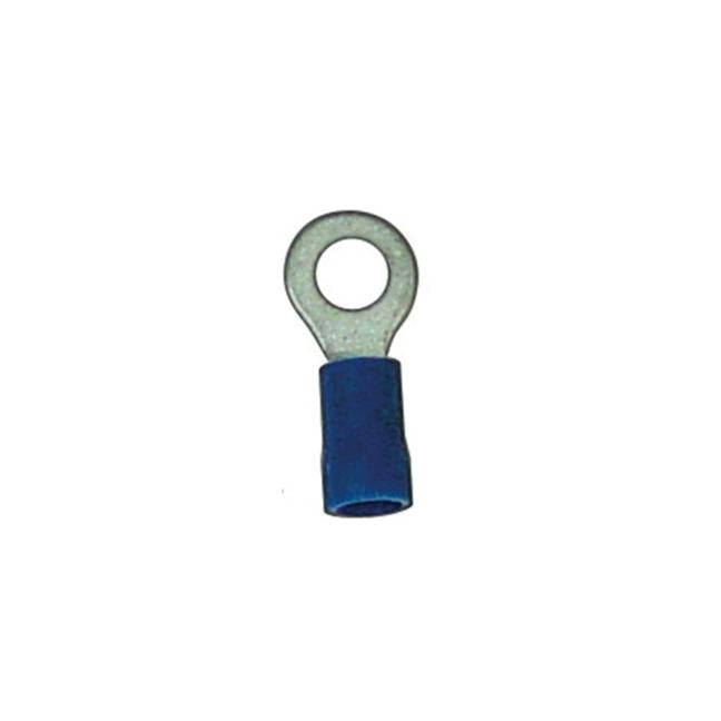 Ring Terminals #8 14-16 Ga. 100 Pcs; Blue; Xscorpion