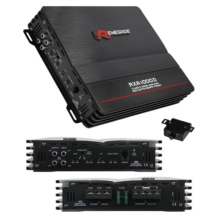 Renegade (rxa1000d) 1000w Max Mono Block Amplifier Class A-b