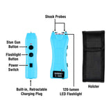 Sabre 1.600 Uc Mini Stun Gun W- Holter - Teal