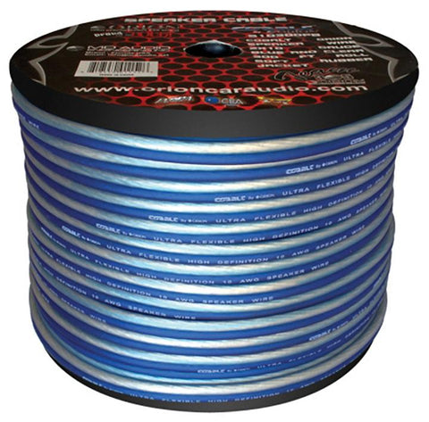 Cobalt Orion Speaker Wire 10 Gauge Blue-clear 300ft
