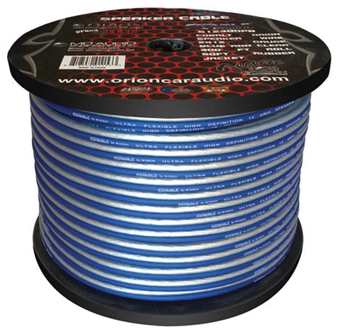 Cobalt Orion Speaker Wire 12 Gauge Blue-clear 300ft