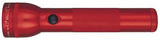 Maglite 2 Cell D  Flashlight Red-blister Pack