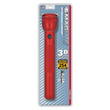 Maglite 3 Cell D  Flashlight Red-blister Pack