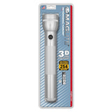 Maglite 3 Cell D  Flashlight Silver-blister Pack