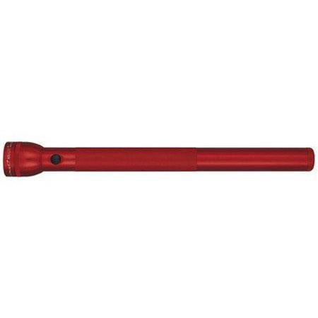 Maglite 6 Cell D  Flashlight Red-gift Box