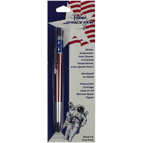 Fisher Space Pen All Metal Space Pen W-american Flag Design Fine Point