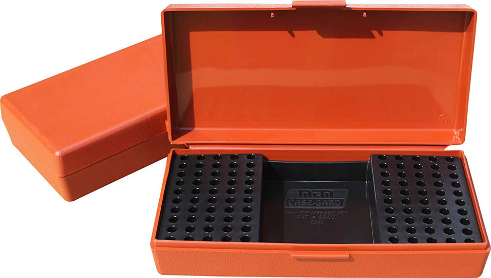 Mtm Ammo Box 100 Round 22 Long Rifle Rimfire Competition Rust