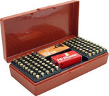 Mtm Ammo Box 100 Round 22 Long Rifle Rimfire Competition Rust