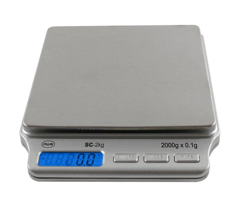 Aws Sc-2kga Digital Pocket Scale 2000 Gram X 0.1 Gram Ac Adapter American Weigh Scales