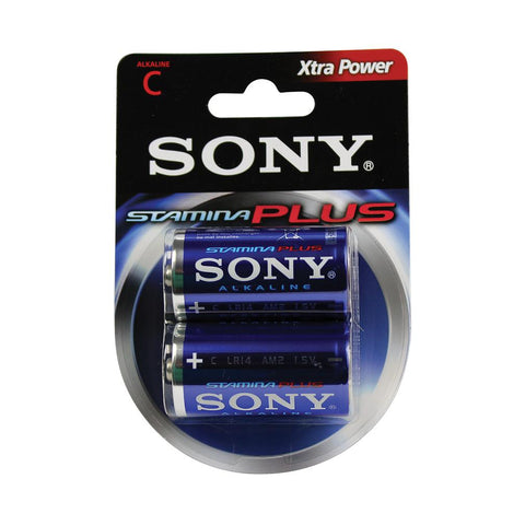 Sony Alkaline Stamina Plus C 2 Batteries Per Pack(am2b2d)