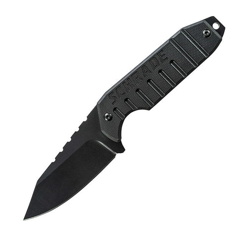 Schrade Schf16 Full Tang Neck Knife Clip Point Fixed Blade G-10 Handle