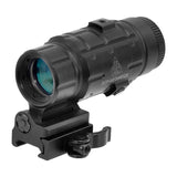 Utg 3x Magnifier With Flip-to-side Qd Mount W-e Adjustable