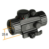 Utg 3.8 Ita Red-green Circle Dot Sight W-integral Qd Mount