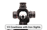 Utg 6 Inch Ita Redgreen Cqb T-dot Sight With Offset Qd Mount