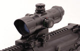 Utg 6 Inch Ita Redgreen Cqb T-dot Sight With Offset Qd Mount