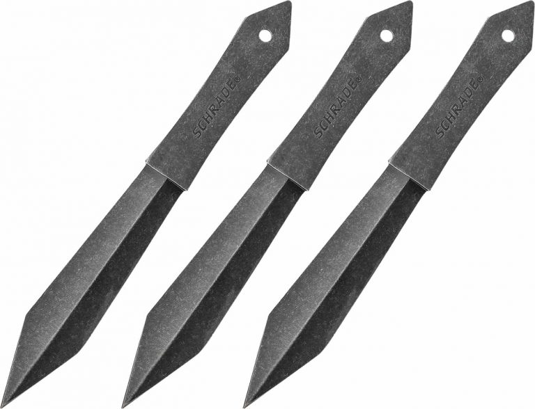 Schrade Sctk3cp 10in 3 Piece Full Tang Stainless Steel Throwing Knives