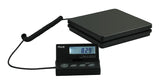 Aws Se-50 Ship Elite Black Low Profile Shipping Scale Backlit Lcd And 110-pound Capacity