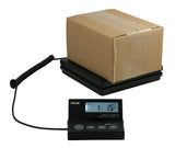 Aws Se-50 Ship Elite Black Low Profile Shipping Scale Backlit Lcd And 110-pound Capacity