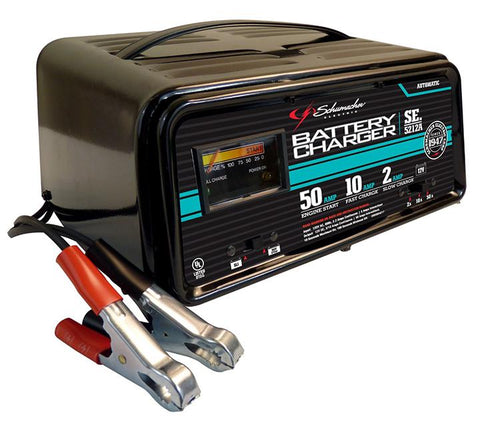 Schumacher  2-10-50a 12v Fully Automatic Battery Charger With Engine Start