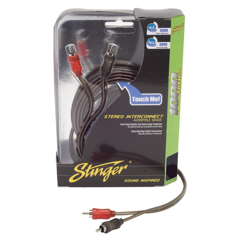 Stinger 17ft 1000 Series 2ch Coaxial Rca