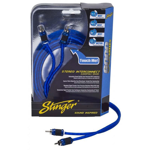 Stinger 17ft 6000 Series Shielded Rca's Directional Twisted