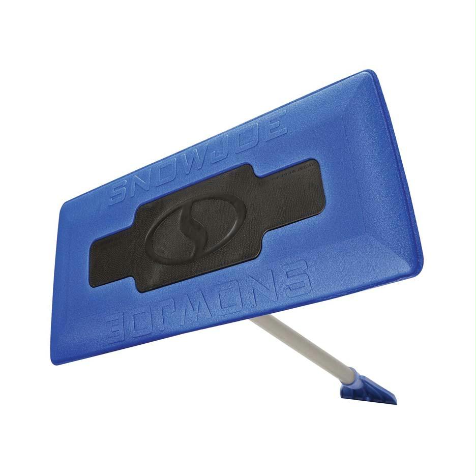 Snow Joe 2 In 1 Telescoping Snow Broom Ice Scraper 18 In Foam Head Blue