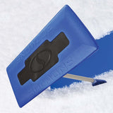 Snow Joe 2 In 1 Telescoping Snow Broom Ice Scraper 18 In Foam Head Blue