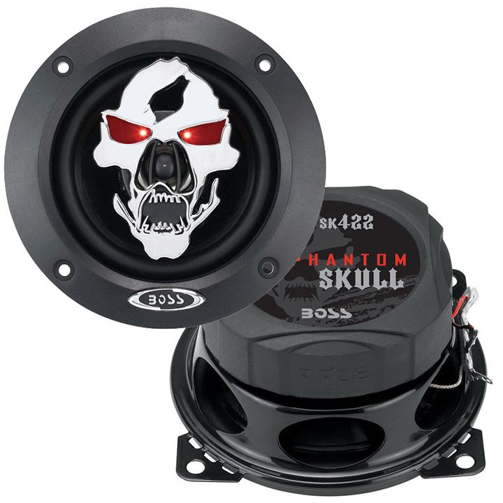 Boss Phantom Skull 4" 2-way Speaker 250w Max