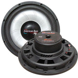 American Bass 10" Slim Mount Wooofer 500 Watts Max 4 Ohm Svc